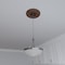 Ekena Millwork Baltimore PVC Medallion (Canopies up to 5 1/4"), 13"OD x 3 1/2"ID x 3/4"P, Metallic Rust CMP13BADRU - alternate 7